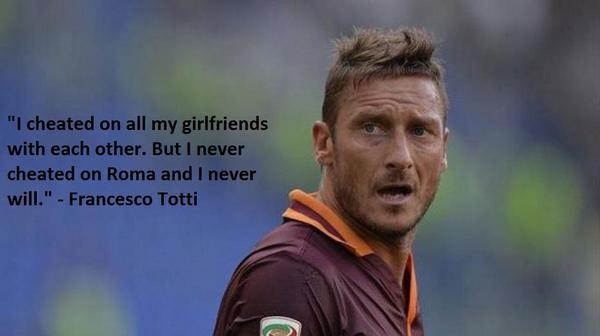 FootballFunnys's tweet photo. Francesco Totti. http://t.co/uB0NyTwAO1