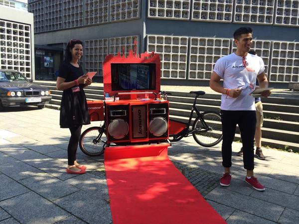 Lenovo's tweet image. It lives! RT @AleMOMAStyle We&apos;ve got the vibe with Lenovo around Berlin #LenovoIFA