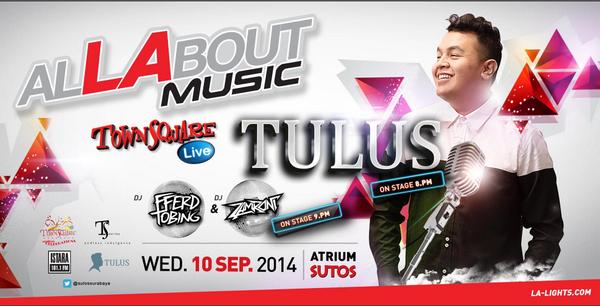 StefaniaMaureen's tweet photo. Waaaaa sayaaaaa ♥"@sutossurabaya: Yang mau nonton @tulusm @musiktulus nyanyi di Sutos mana suaranya? #TownsquareLive http://t.co/opAZ8QlKJd"