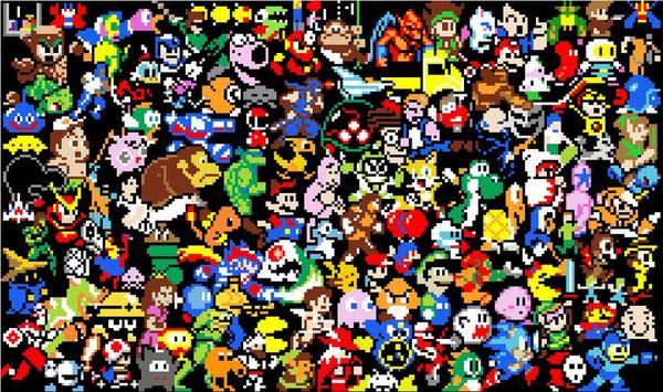 that_was_rad's tweet image. I need this to be the pattern of my wallpaper, bed sheets...&amp;amp; pretty much everything I have...STAT #8Bit #RetroGaming