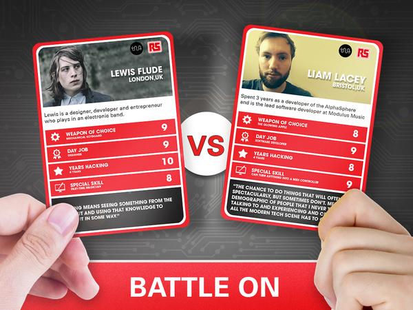 WeAreRSGroup's tweet photo. Let the battle commence! @lewisflude & @liamtmlacey are just two #RSHack-ers about to take #MTFLondon by storm! http://t.co/jyxDd3hSxA