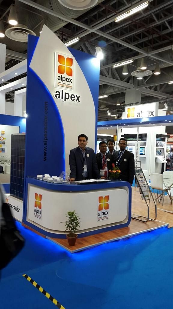alpexsolar's tweet photo. Renewable Energy India Expo - 2014. http://t.co/pj575LwFTC