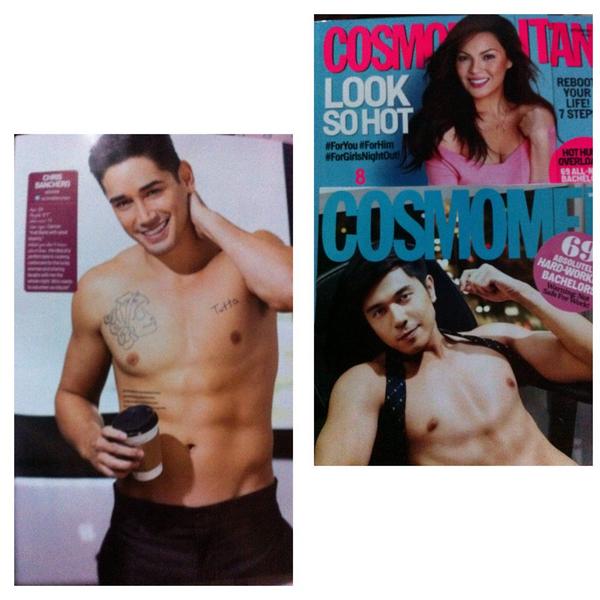 TEAMBANCHERO's tweet image. Got my copy na! :)) Grab yours! @ChrisBanchero #COSMO69 #CosmoBachelorBash -Claire :)