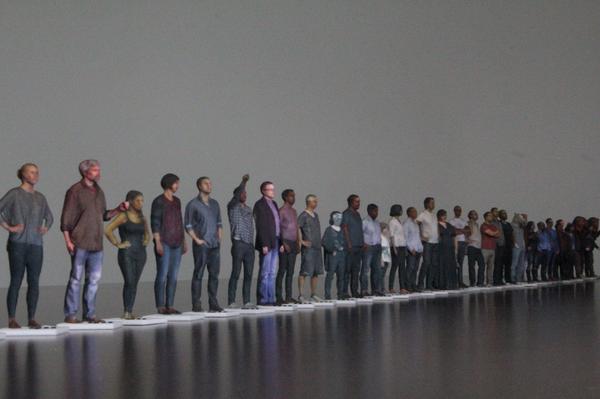 onepixeloff's tweet photo. I'm starting to wonder how much 3D printing is too much - said us never. #3dprinting #3dscanning #MiniMe http://t.co/KntBNXhAko