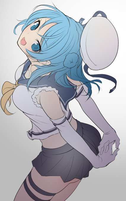 浦風 #艦これ版深夜の真剣お絵描き60分一本勝負 