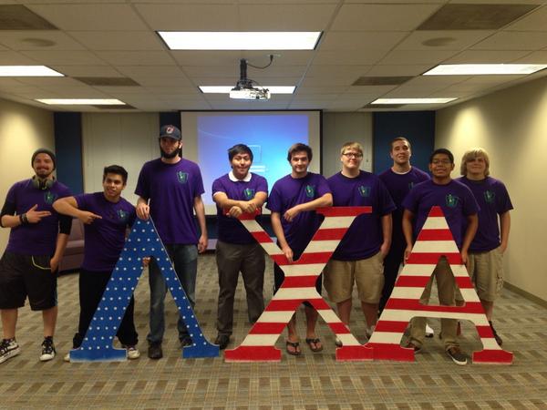 UNO_LambdaChi's tweet photo. Say hello to the newest members of @UNO_LambdaChi! #WhyLCA http://t.co/enWAut2O15