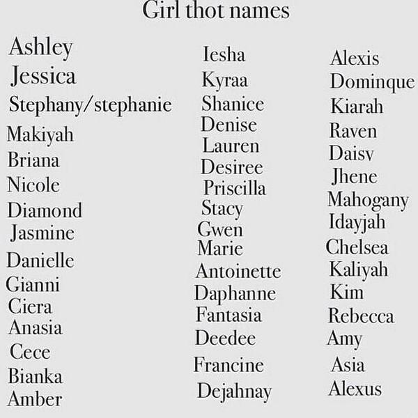 Bad girl cool names for girls