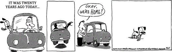 MUTTScomics's tweet photo. Throwback to the first strip ever today! #20yearsofMUTTS #MUTTScomics http://t.co/IfQGKgUXWP http://t.co/U270tn1oFg