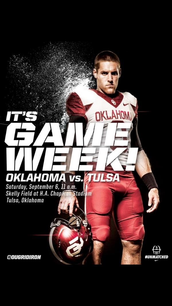 OU_CoachHeupel's tweet photo. Final day of prep before taking on our next opponent. Have to prepare like a champion to play like one. http://t.co/0PvkTsLHE8