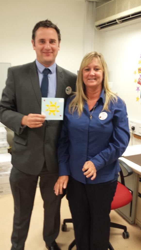 Our summer of service superstar Paula c/o <a href="/KChrichard/">Kirstie Chrichard</a> #Tesco Exeter Vale giving excellent service to all colleagues