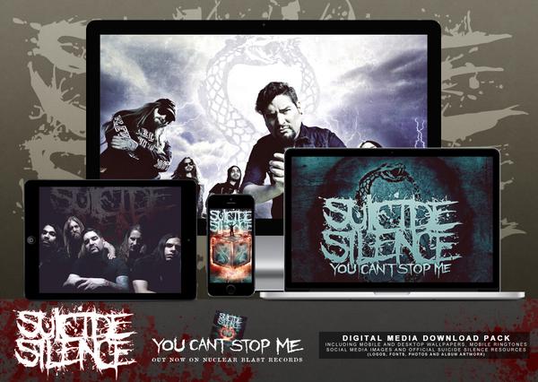 suicidesilence's tweet photo. Have you downloaded our free #YouCantStopMe digipack yet?! Grab 'em here: http://t.co/rJIaXMmqtJ http://t.co/ORLdZlFEVh