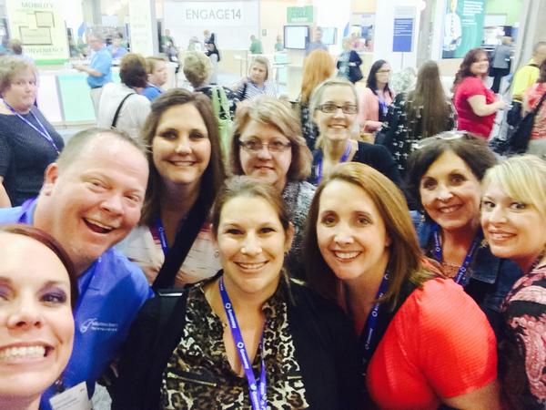 ErinHazelwood's tweet photo. #engage14 #ENGAGEselfies #winning @TST_Team @TinaBest64 #thecloud #cloud9 #thesolutionsteam http://t.co/tW1Rdf3aRk