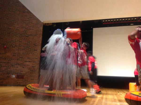 shakerschools's tweet image. .@dglasner, Mrs. Carroll &amp;amp; Mrs. Casey found a way to beat the heat today. #ALSchallenge #WeAreShaker