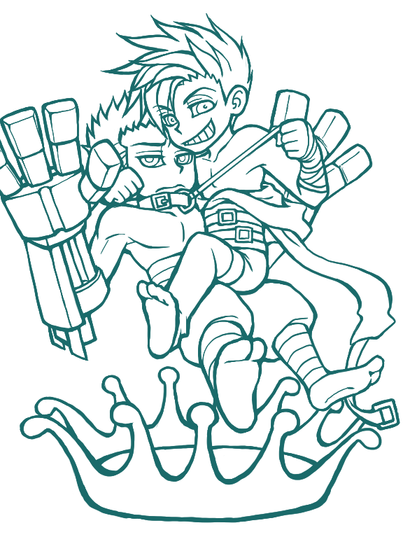 最初は笑顔がかわいいケモノ少年を書こうと思っていたのに そういえばビールだから子 むつのイラスト