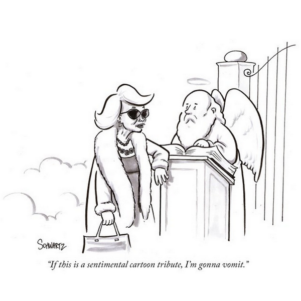 KinerComm's tweet image. The New Yorker had a great tribute to Joan Rivers