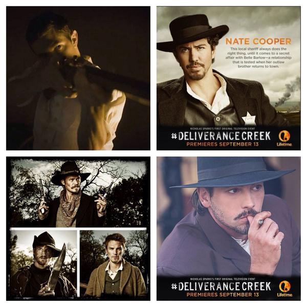 RileySmith's tweet image. Meet the Men of #deliverancecreek 
@wesramsey @_cbackus @SkeetMe1 @joelsjohnstone @brooklynbakerbo 
@NicholasSparks