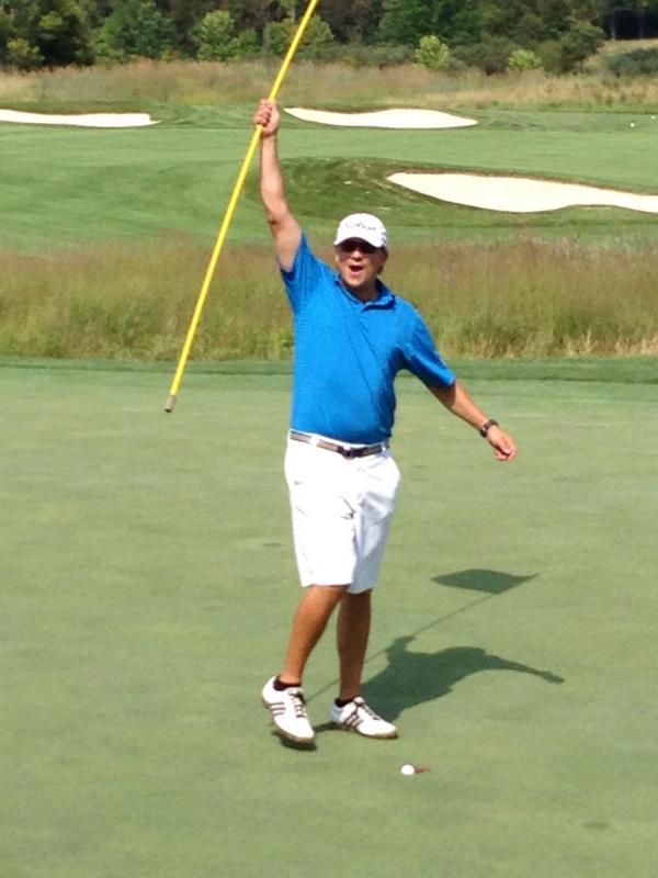 TheMayfieldSR's tweet image. Jason Hallums Hole in One #4