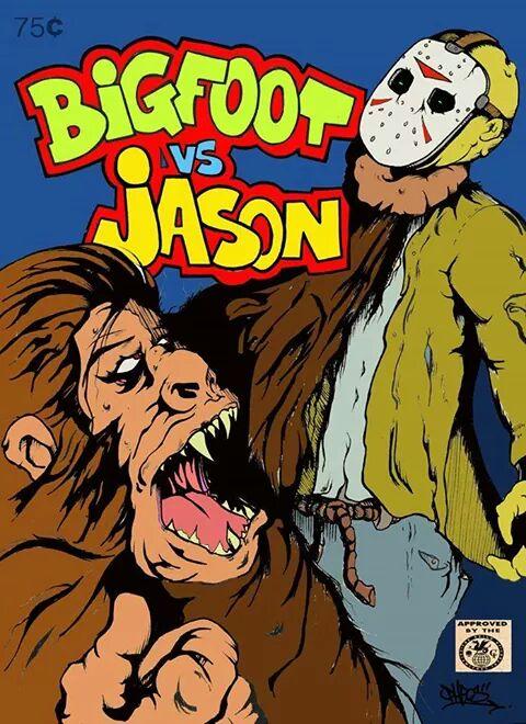 _iComplain_'s tweet image. BIGFOOT VS JASON