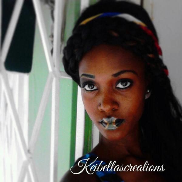 lips don't lie #jamaican #jamaicangirl #jamaicanflag #makeup #mua #muamode #keibellascreation #missworldwide