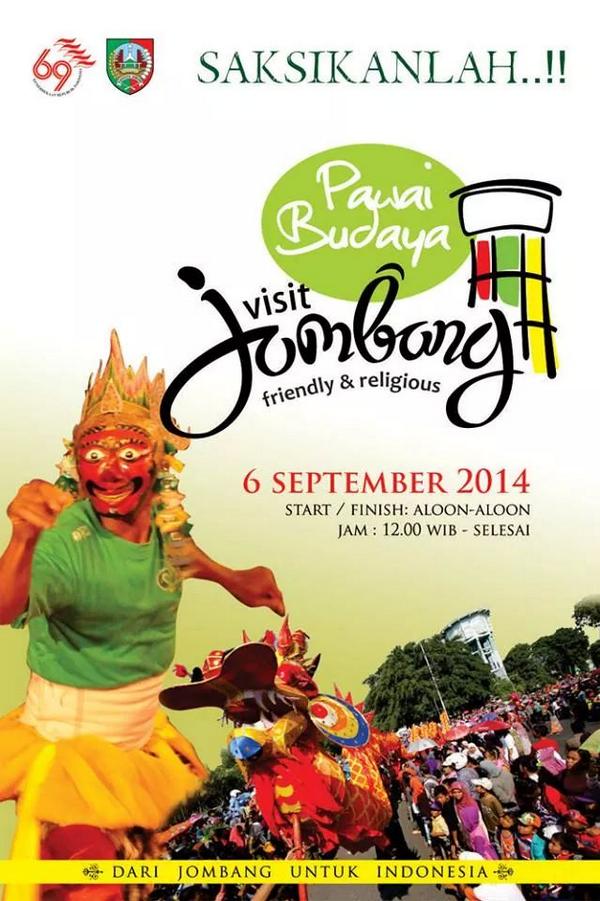 Pawai Budaya Kabupaten Jombang 6 Sept 2014
