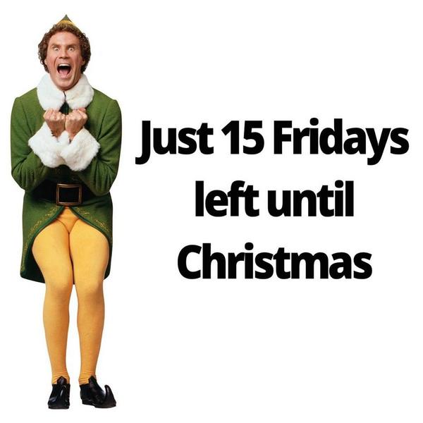 “<a href="/OfficialSanta/">Santa Claus</a>: ☆☆☆ #HoHoHo Just 15 Fridays to go!!! #15FridaysBeforeChristmas ☆☆☆ 🎅🎄🎁❄️⛄️ ” 😂😂😂😂