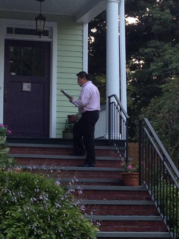 Alexmiz3434's tweet image. #PrideAndProgress @CouncilmnCirilo we are out knocking doors!!! #CiriloForReElection