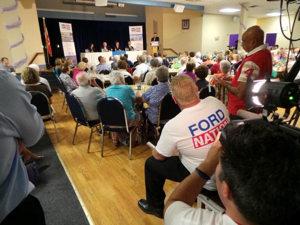 2014MayorFord's tweet photo. Great to be discussing the issues that matter to #Toronto seniors at the Etobicoke CARP debate tonight. #TOpoli http://t.co/eamdn9nfsd