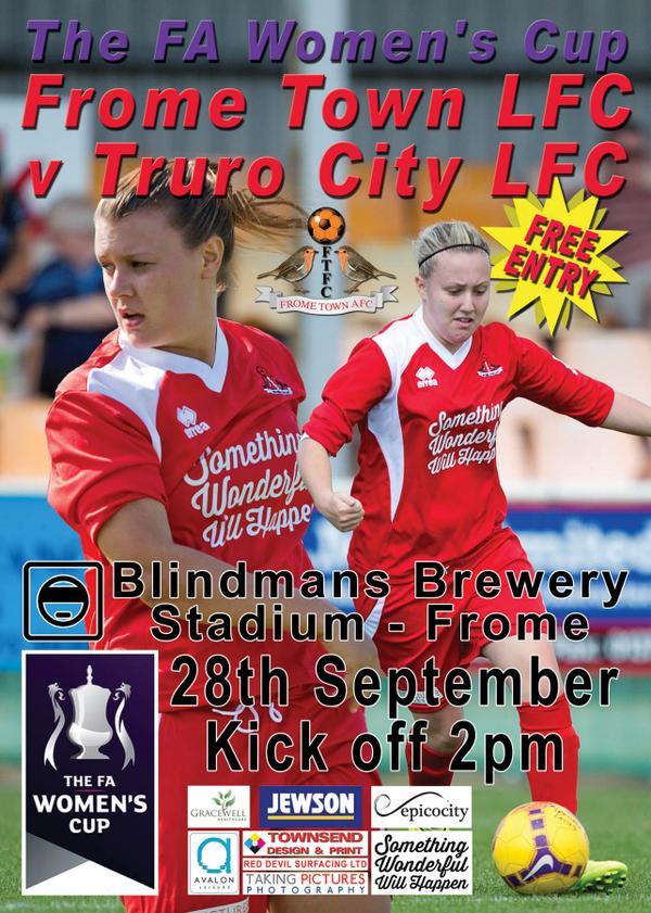 FTLFCCommercial's tweet image. @FromeLife Could you please promote next Sundays big FA cup game for @FTLFC
 Blindmans Brewery Stadium 2pm kick off