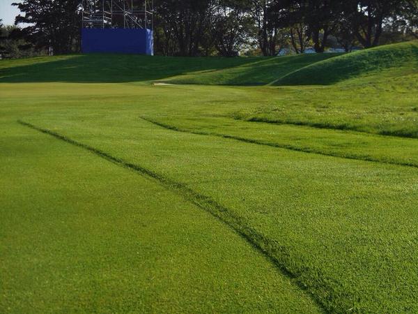 rydercup's tweet photo. A good look at the three grades of rough in play next week. http://t.co/TPL6SdFuZC