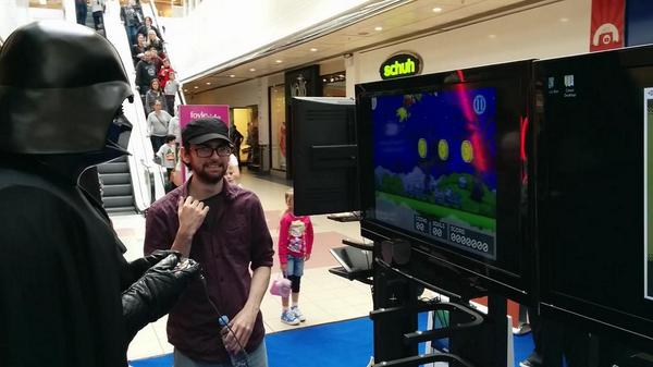 TheZombiesaurus's tweet image. Darth Vader just stopped by to play Soul Grinder at @culturetechfest. Wish we didn't make it so hard!