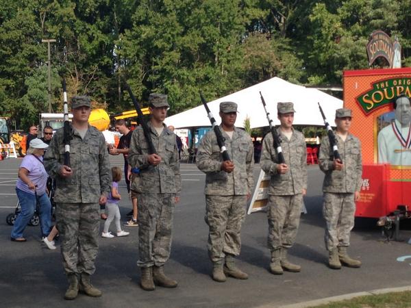 OBHS AFROTC represents OB DAY. BE OB PROUD!