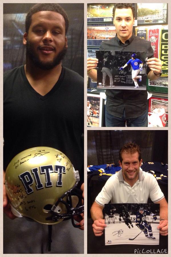 scottgersh's tweet photo. Some cool product coming back to @FansAuthentic. Thanks to @AaronDonald97 @dbackes42 @javy23baez! ✈️ FLL http://t.co/N98ITBTd7L