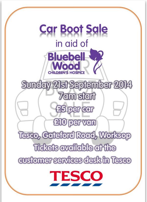 It's nearly here tomorrow 7am onwards charity car boot in our car park get your tickets now/pay on the day #RETWEEET