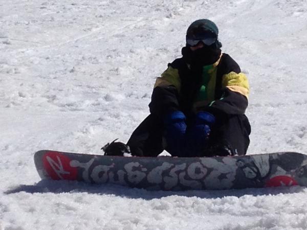 JoeRoveto's tweet image. My butt is cold and I'm mildly concerned. #RetroJacket #butt #thredbo