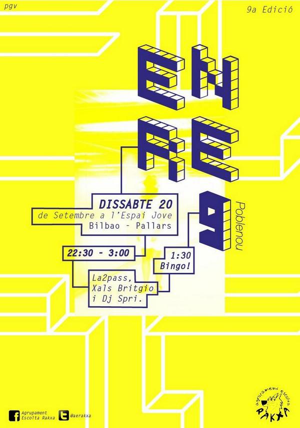 aerakxa's tweet photo. Nos us perdeu aquest dissabte l'Enre9 a Poblenou per les #FMPoblenou!! Al Espai Jove a partir de les 22:30!!! http://t.co/324p9ZeUKi