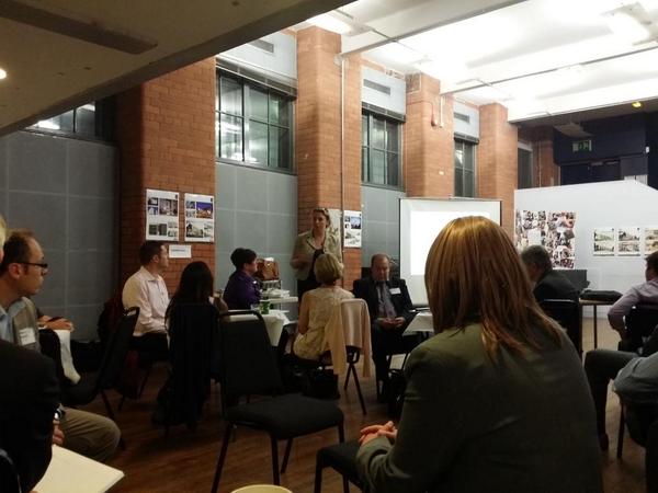 Shrewsbury Street Visioning Day starts with 5 ways of #wellbeing #OTMPvision #publichealth @TeamTHT <a href="/TraffordCouncil/">Trafford Council</a>