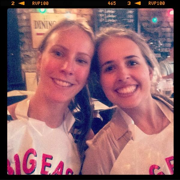 concepglobal's tweet photo. Saying goodbye to these two lovely ladies at the one and only @BigEasyLondon! #bibtime #foodcoma http://t.co/SXqZBmXOPa