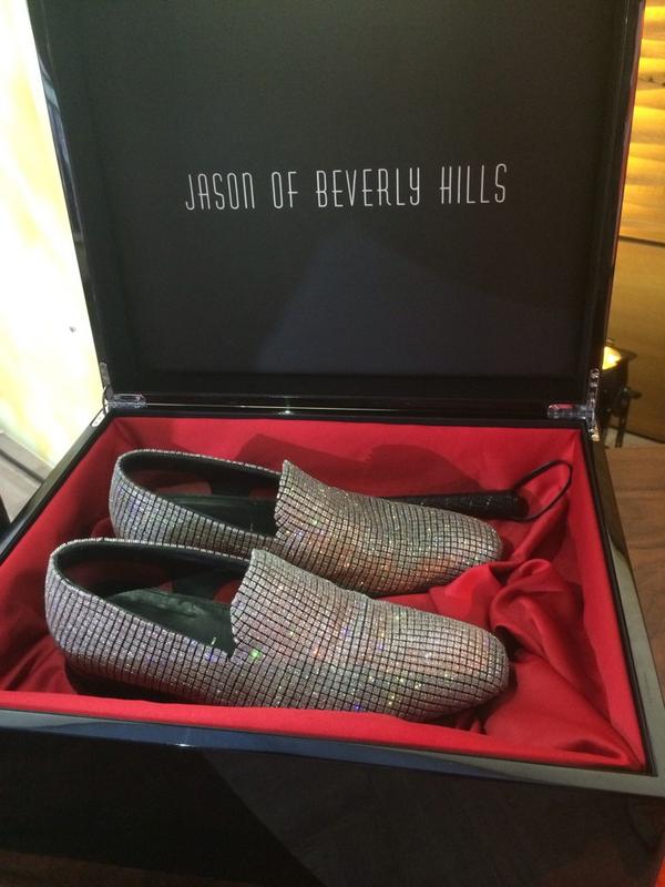 TODAYshow's tweet image. It's time to return the $2 million diamond shoes. Sorry, @MLauer!