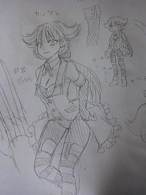 アナログだけど私のキャラデザ 