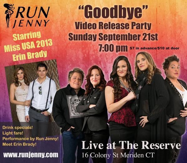 Reserve_CT's tweet photo. Video release party for #RunJenny featuring #MissUSA Erin Brady Sunday @Reserve_CT http://t.co/YvskTgWgSB