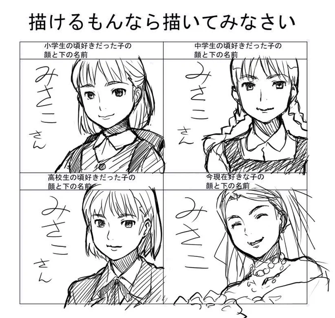 9年位まえ、嘘だと言い出せなくて
#軽い気持ちで描いたら思った以上に反響があった絵 