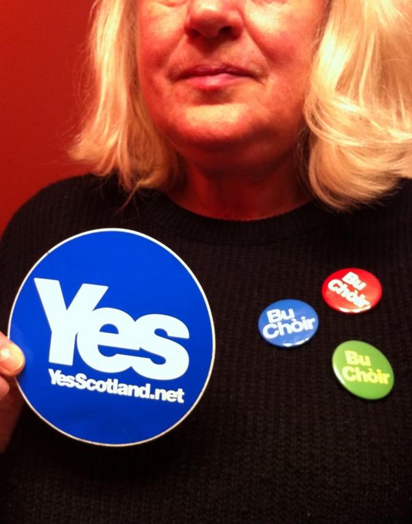 harpdiva1's tweet photo. Today is the day.  Wish I could be there. #voteyes http://t.co/4j6fkfnEKP