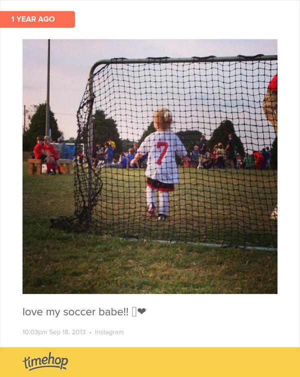 bkelsbyrd's tweet photo. 1 year ago! we love soccer!! #7 #lsa ⚽️ http://t.co/f9hZMNXgZD http://t.co/0meSrEWXM5