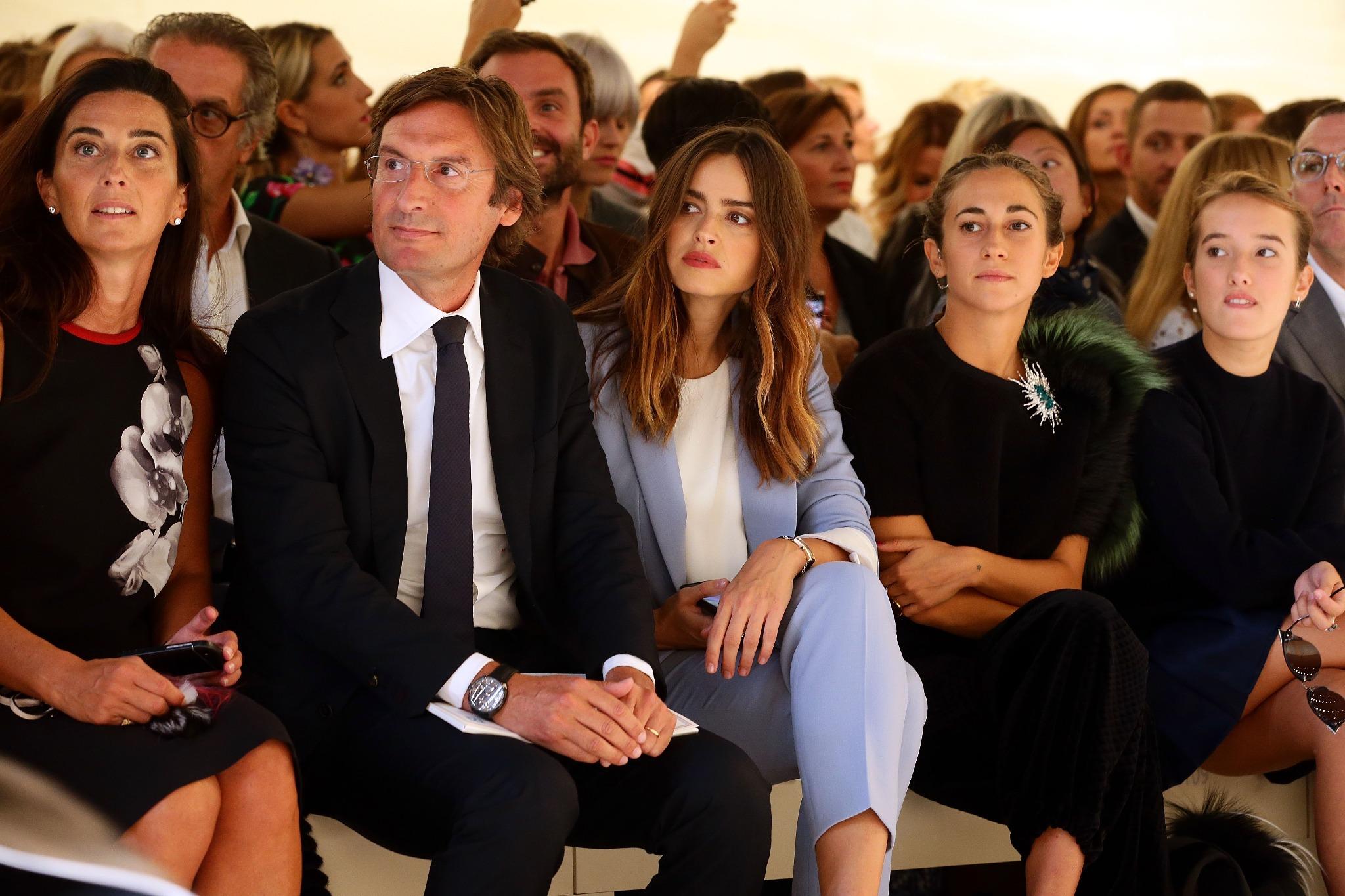 X \ Fendi على X: Elisabetta & Pietro Beccari, Kasia Smutniak, Delfina  Delettrez & Leonetta Fendi watching the #FendiSS15 #Fashion Show