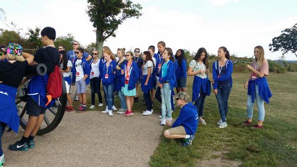 priorydctrip14's tweet photo. The Priory artillery crew in action Gettysburg Battlefield. http://t.co/eFJrxntWxj