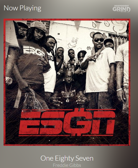 IndieGrindDASH's tweet photo. Slappin' that @FreddieGibbs @ItsaPROBLEM #OneEightySeven on #IGR @Dash_Radio http://t.co/2OLbKU0e3F #ESGN http://t.co/TbfFX8xMLH