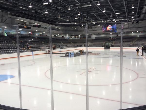 First look at the new #RIT Polisenni Center. Great arena.