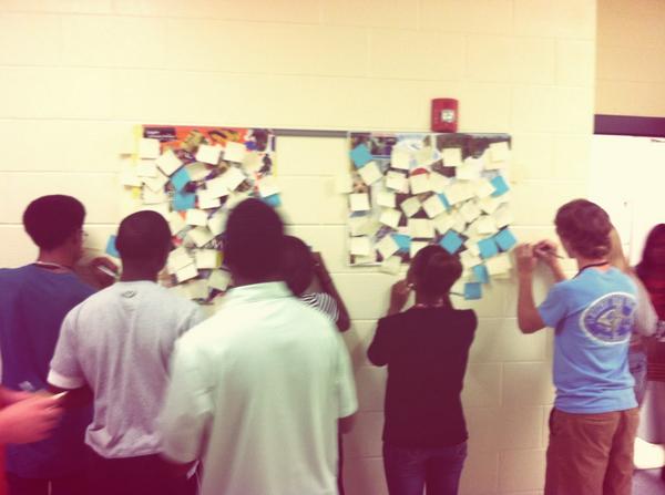 whsstudiod's tweet photo. Great gallery walk feedback! http://t.co/5eIKW4rZNA