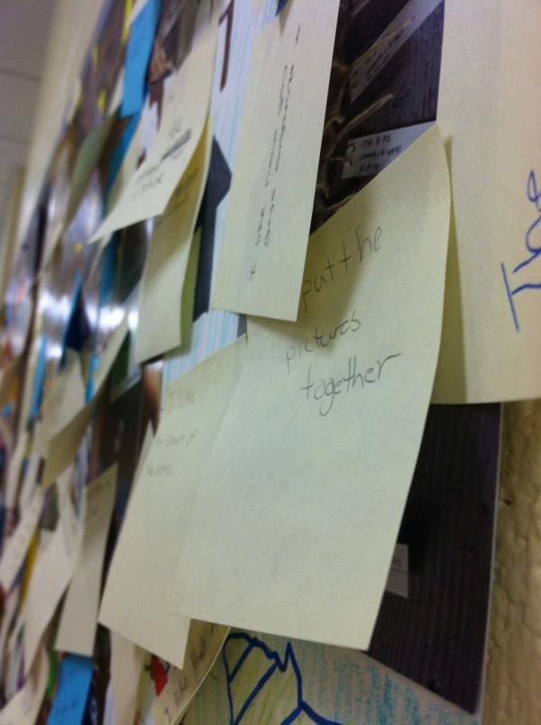 whsstudiod's tweet photo. Great gallery walk feedback! http://t.co/5eIKW4rZNA