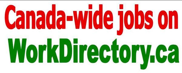 Find Canada-wide job listings at WorkDirectory.ca